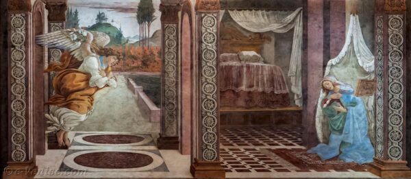 Annonciation pour S.Martino – Sandro Botticelli Sandro Botticelli 160x70