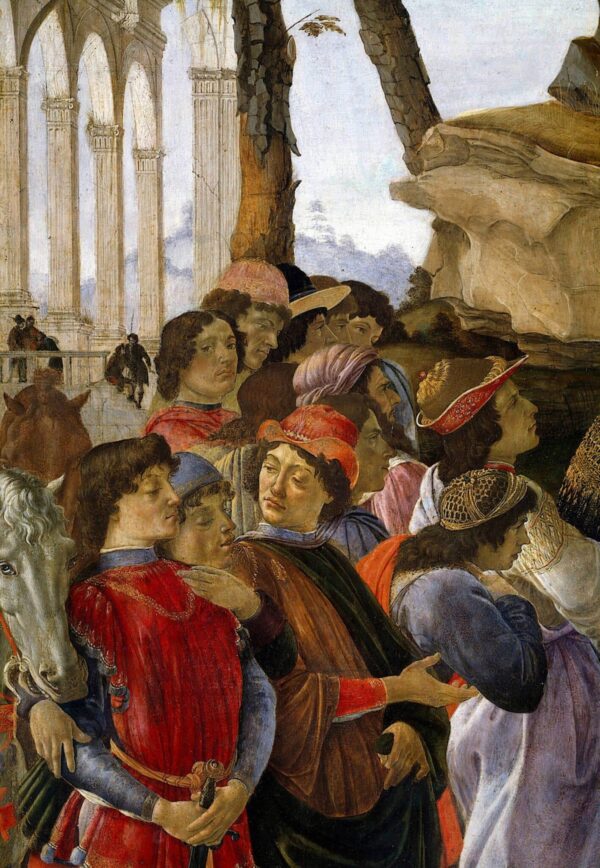 Adoration des rois, détail – Sandro Botticelli Sandro Botticelli 70x105