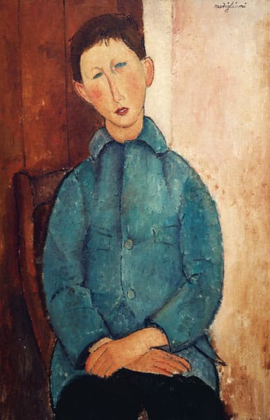 Garçon en veste bleue – Amedeo Modigliani Amedeo Modigliani 70x105