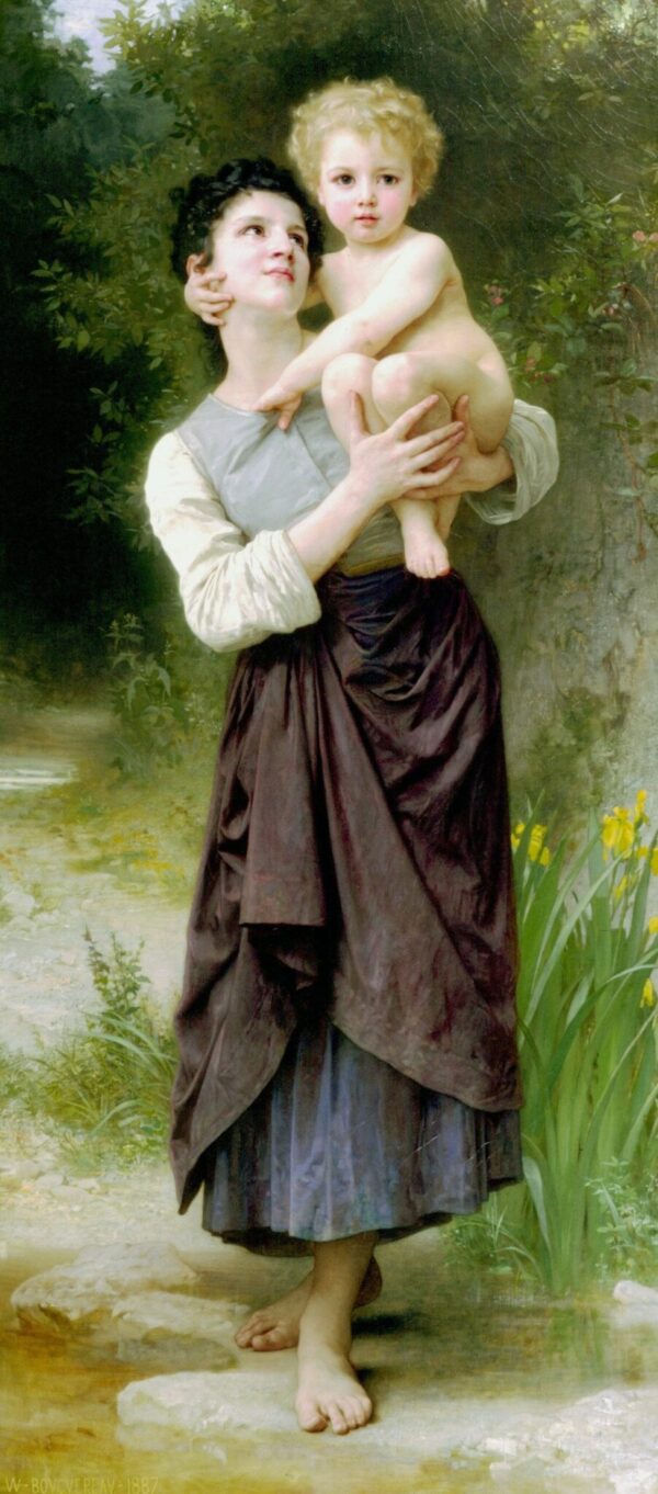 Frère et sœur – William Bouguereau William Bouguereau 70x160