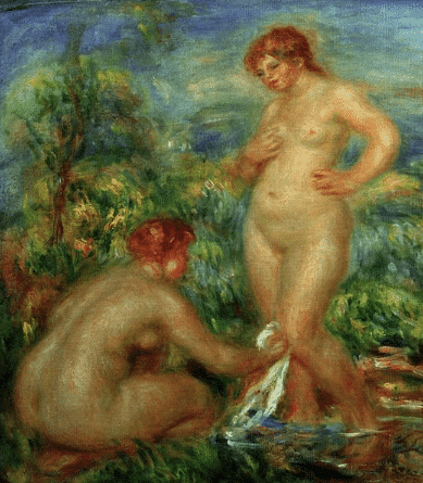 Deux baigneurs – Pierre-Auguste Renoir Pierre-Auguste Renoir 70x70