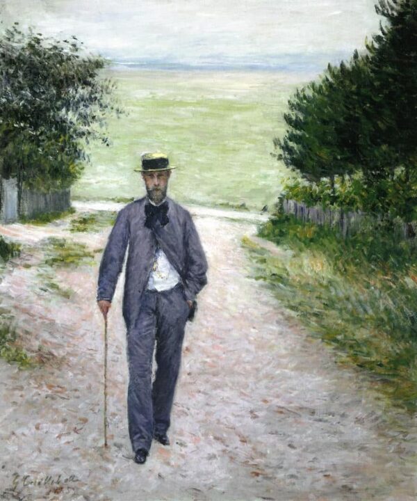 Au bord de la mer – Caillebotte Gustave Caillebotte 70x85