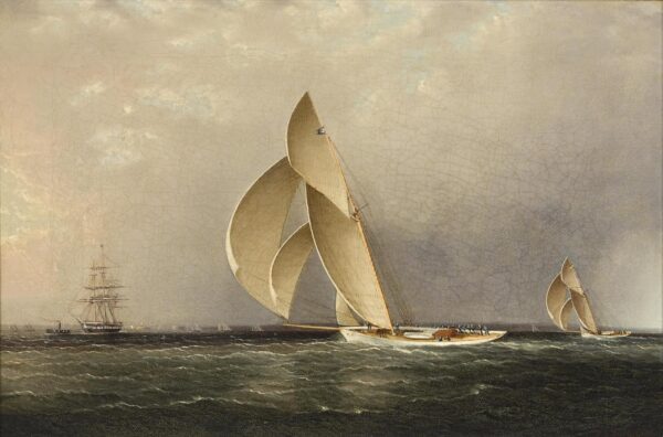 La course de l’America’s Cup 1886 – James E. Buttersworth James E. Buttersworth 105x70