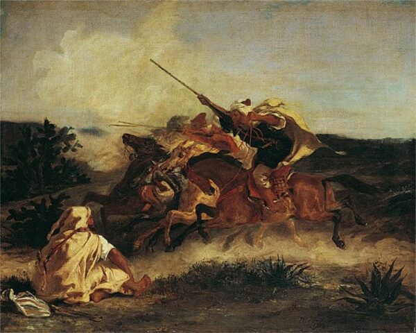 Fantaisie arabe – Eugène Delacroix Eugène Delacroix 85x75