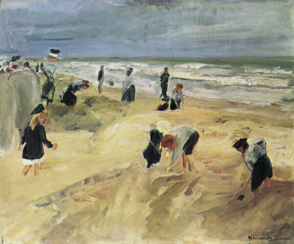 Strandscene à Noordwijk – Max Liebermann Max Liebermann 85x75