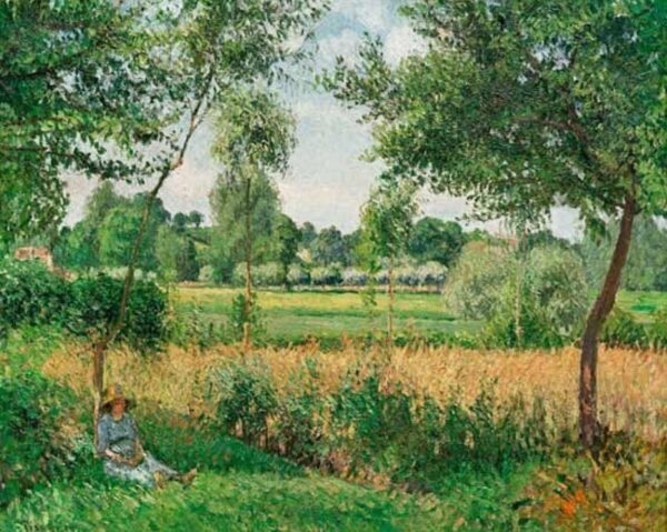 Demain, Soleil, Eragny – Camille Pissarro Camille Pissarro 85x75