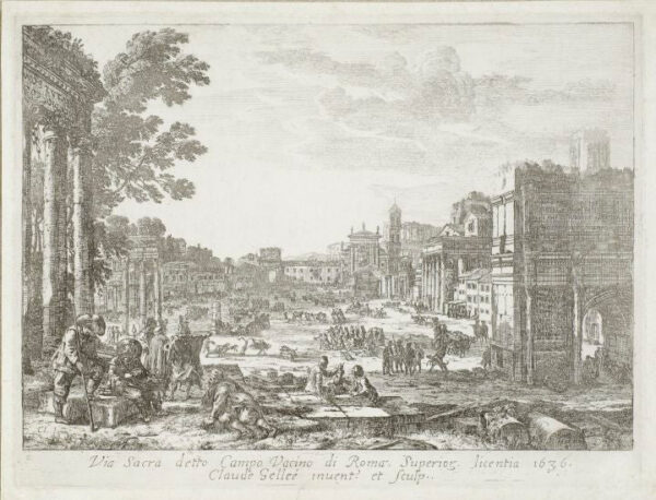 Campo Vaccino (Forum Romanum) – Claude Lorrain Claude Lorrain 85x75