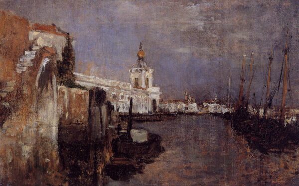 Canal, Venice – John Henry Twachtman John Henry Twachtman 105x70