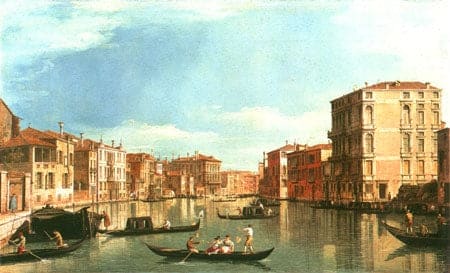 Le Grand Canal entre le Palazzo Bembo et le Palazzo Vendramin – Canal Giovanni Antonio Giovanni Antonio Canal 105x70