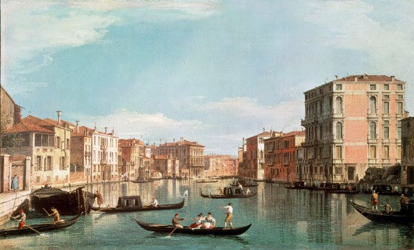 Grand Canal entre le Palazzo Bembo et le Palazzo Vendramin – Giovanni Antonio Canal Giovanni Antonio Canal 120x70