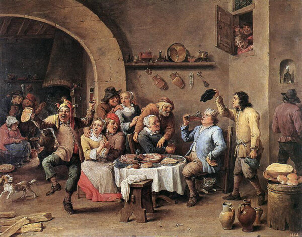 Carnaval : « Le roi boit » – David The Younger Teniers David Teniers le Jeune 85x75