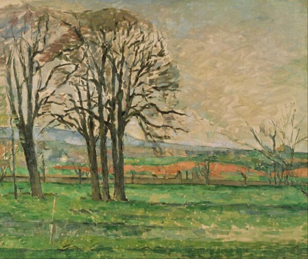 Les arbres nus au Jas de Bouffan – Paul Cézanne Paul Cézanne 85x75