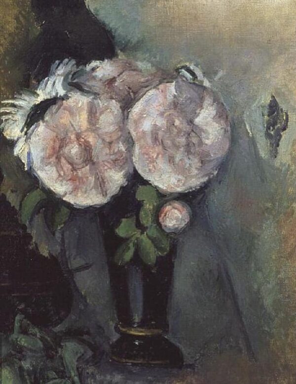 Fleurs dans un vase bleu I – Paul Cézanne Paul Cézanne 70x85