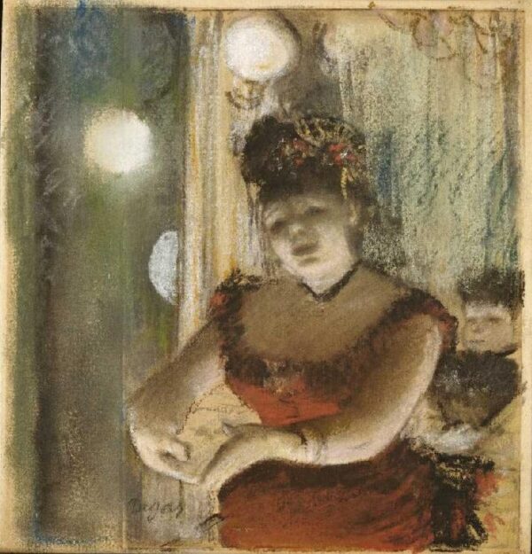 Chanteuse dans le Café – Edgar Degas Edgar Degas 70x70