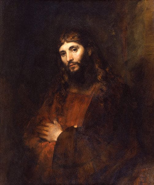 Le Christ aux bras croisés – Rembrandt van Rijn Rembrandt van Rijn 70x85