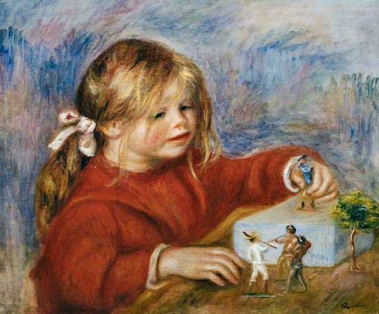 Claude Renoir jouant – Pierre-Auguste Renoir Pierre-Auguste Renoir 85x75