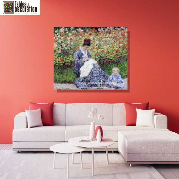 Camille Monet et l’enfant au jardin – Claude Monet Claude Monet 85x75 5