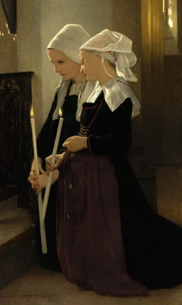 Prière à Sainte Anne d’Auray – William Bouguereau William Bouguereau 70x85