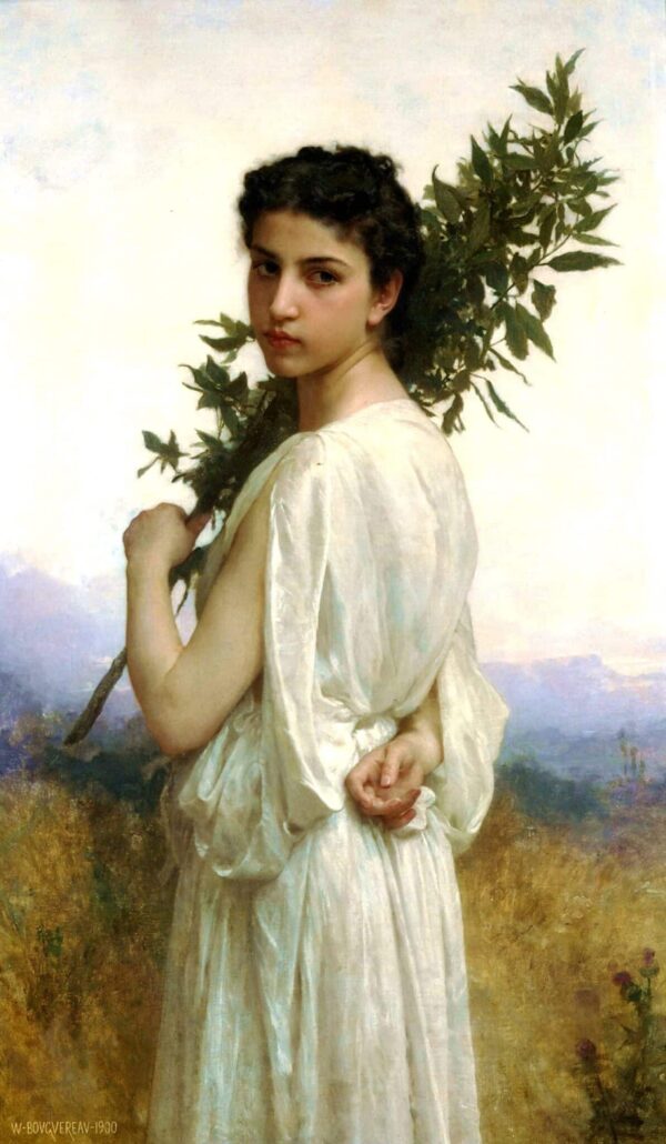 Branche Laurel – William Bouguereau William Bouguereau 70x120