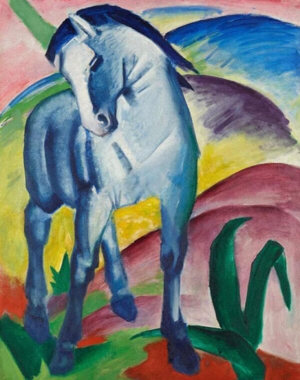 Cheval bleu I – Franz Marc Franz Marc 70x85