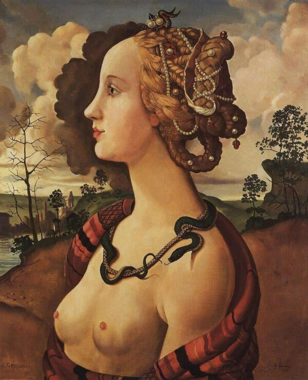 Copie de Simonetta Vespucci (1453-76) – Sandro Botticelli Sandro Botticelli 70x85