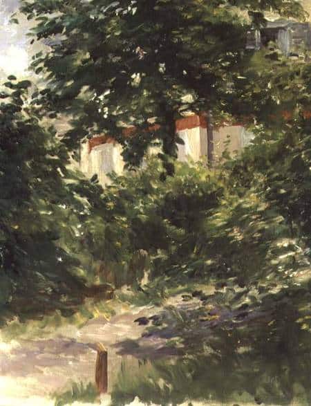 Un coin de jardin à Rueil – Edouard Manet Édouard Manet 70x85