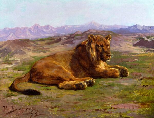 Couching Lion – Rosa Bonheur Rosa Bonheur 85x75