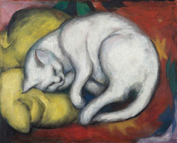 Le chat blanc – Franz Marc Franz Marc 85x75