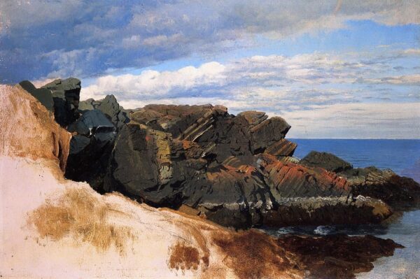 Rocher étudier au Nahant, Massachusetts – William Bradford William Bradford