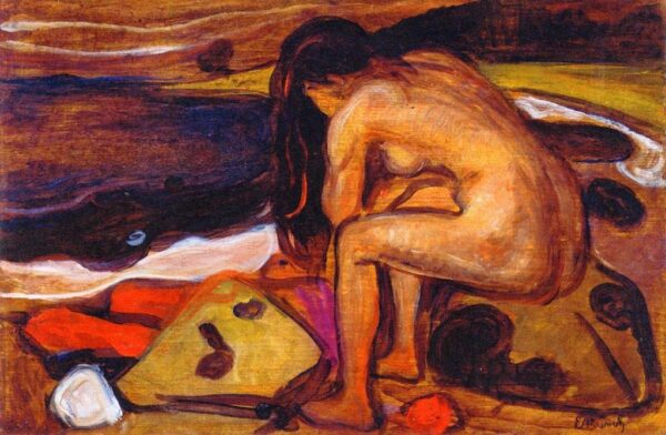 Femme nue sur la plage – Edvard Munch Edvard Munch 105x70