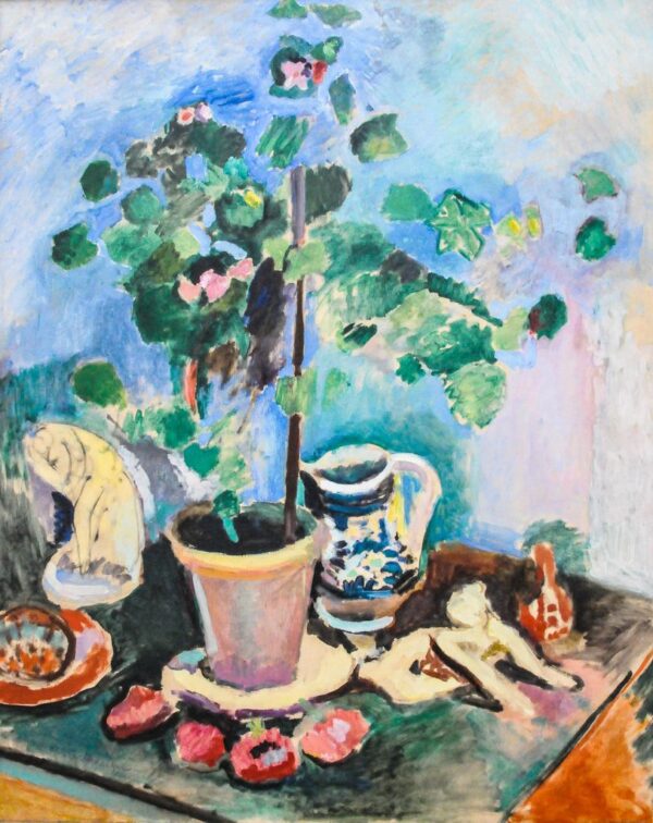 Nature morte avec un géranium de Matisse Henri Matisse 70x85