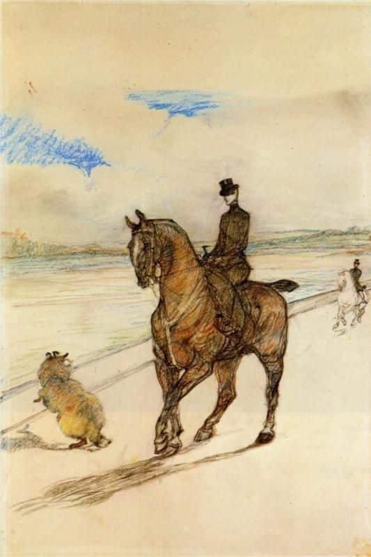 Fille de cheval – Toulouse Lautrec Henri de Toulouse-Lautrec 70x105