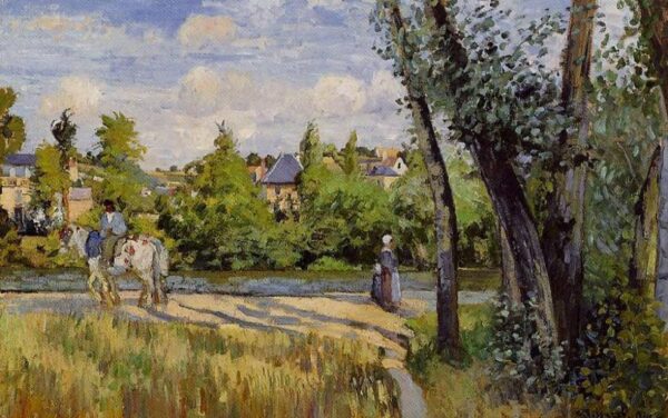 Paysage, soleil lumineux, Pontoise – Camille Pissarro Camille Pissarro 105x70