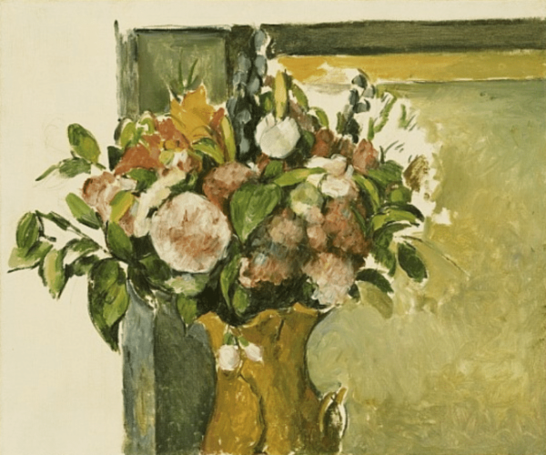 Fleurs dans un vase – Paul Cézanne Paul Cézanne 85x75