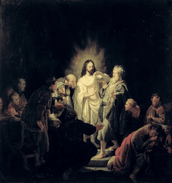 L’Incrédulité de Saint Thomas – Rembrandt van Rijn Rembrandt van Rijn 70x70