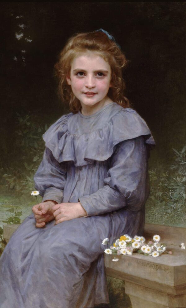 Pâquerettes – William Bouguereau William Bouguereau 70x120