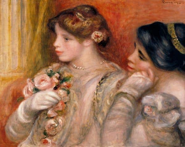 Dans La Loge, c.1908 – Pierre-Auguste Renoir Pierre-Auguste Renoir 85x75