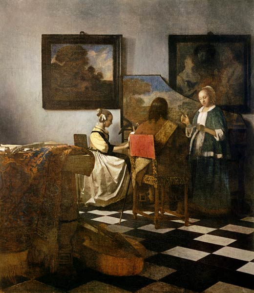 Le Concert – Johannes Vermeer Johannes Vermeer 70x85