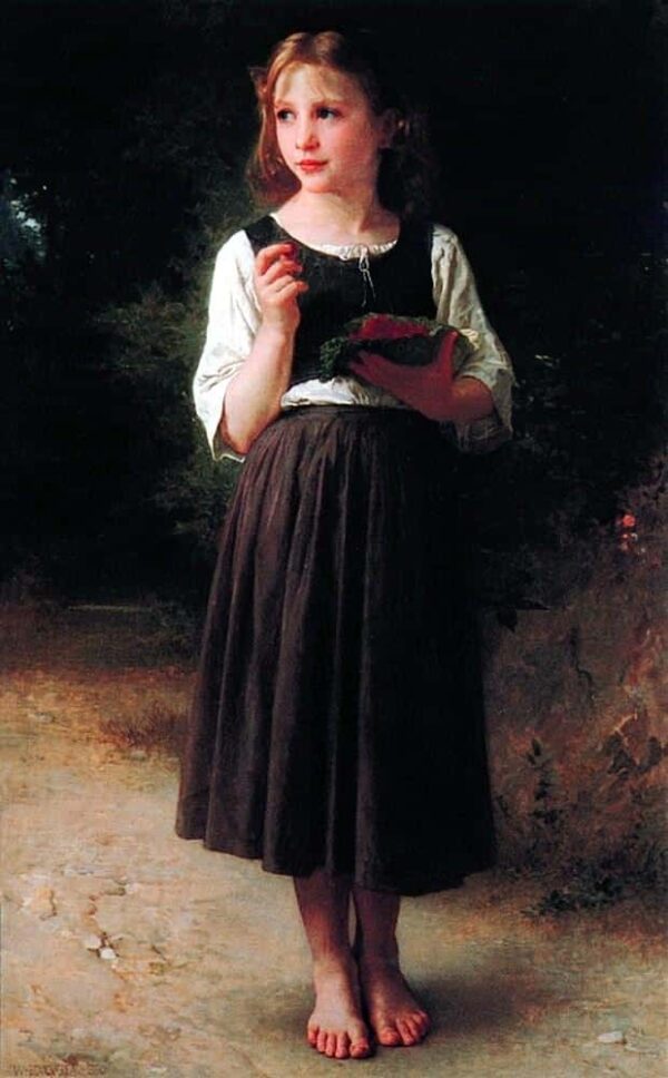 La fille aux framboises – William Bouguereau William Bouguereau 70x105