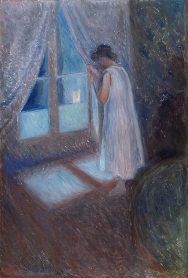 Fille regardant par la fenêtre – Edvard Munch Edvard Munch 70x105