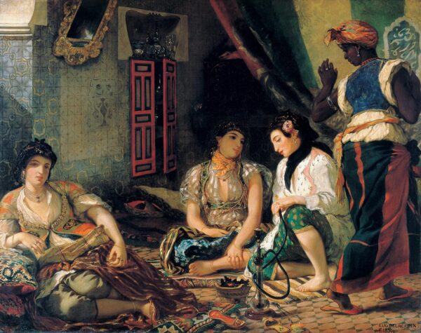 Femmes d’Alger dans leur appartement – Eugène Delacroix Eugène Delacroix 85x75