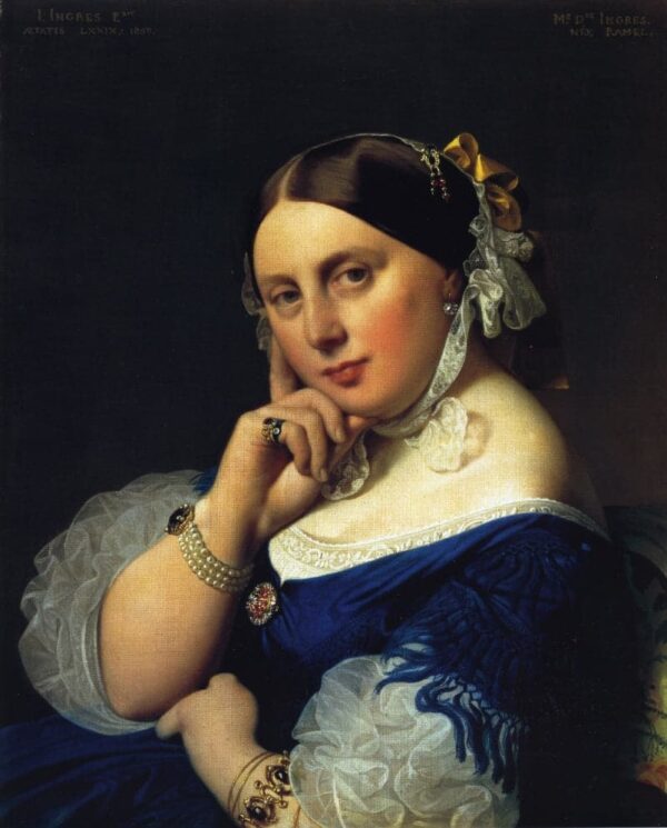 Delphine Ramel, Madame Ingres – Jean-Auguste-Dominique Ingres Jean-Auguste-Dominique Ingres 70x85