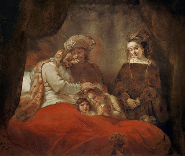 La Jacob-prière – Rembrandt van Rijn Rembrandt van Rijn 85x75