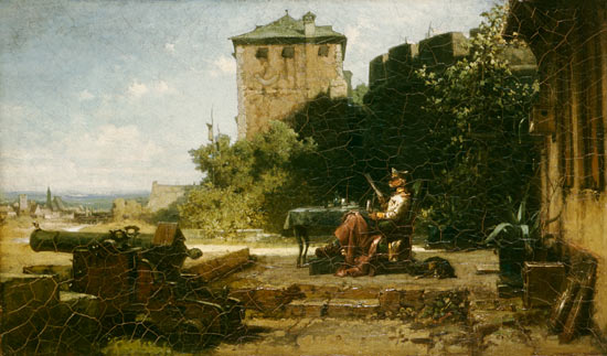 Le commandant de forteresse âgé – Carl Spitzweg Carl Spitzweg 120x70