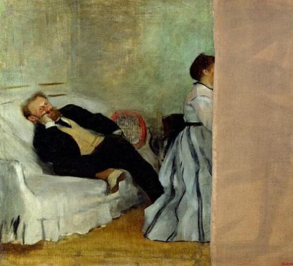 Le peintre Edouard Manet avec sa femme Suzanne – Edouard Manet Édouard Manet