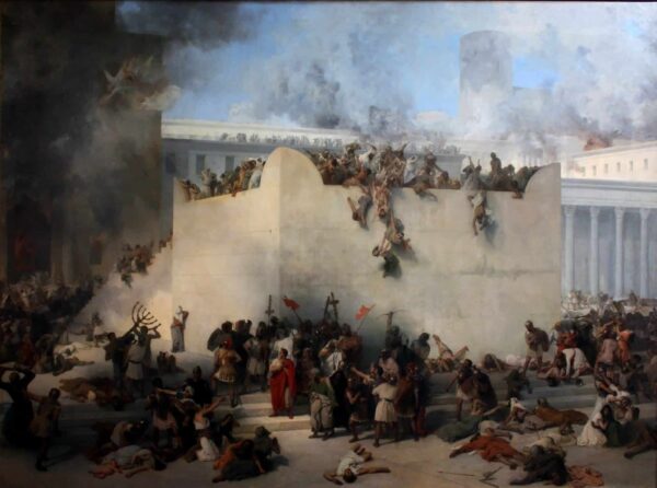 La destruction du temple de Jérusalem – Francesco Hayez Francesco Hayez 85x75