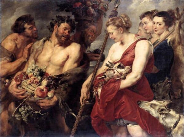 Retour de Diane de la chasse – Peter Paul Rubens Peter Paul Rubens 85x75