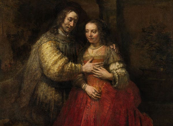 Le couple d’époux – Rembrandt van Rijn Rembrandt van Rijn 105x70