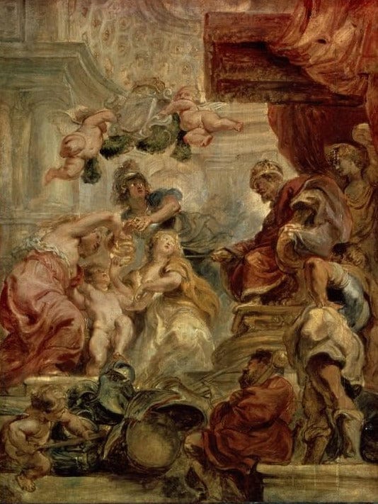 L’union de la Grande-Bretagne – Peter Paul Rubens Peter Paul Rubens 70x85