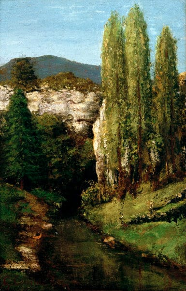 Loue dans les montagnes du Jura – Gustave Courbet Gustave Courbet